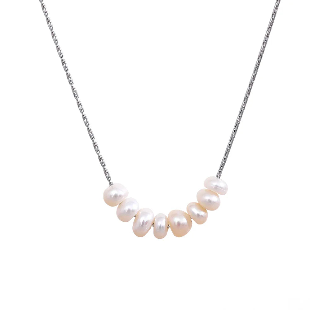 Natural Pearl Bead Necklace