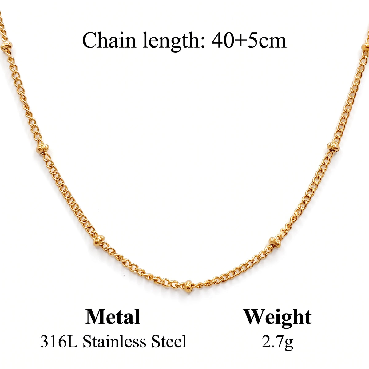 Dainty Gold CZ Necklace