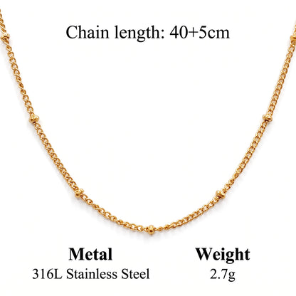Dainty Gold CZ Necklace