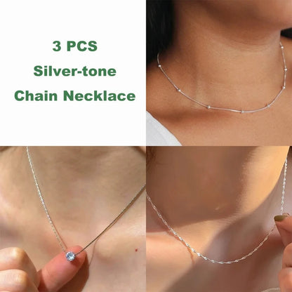 Dainty Gold CZ Necklace