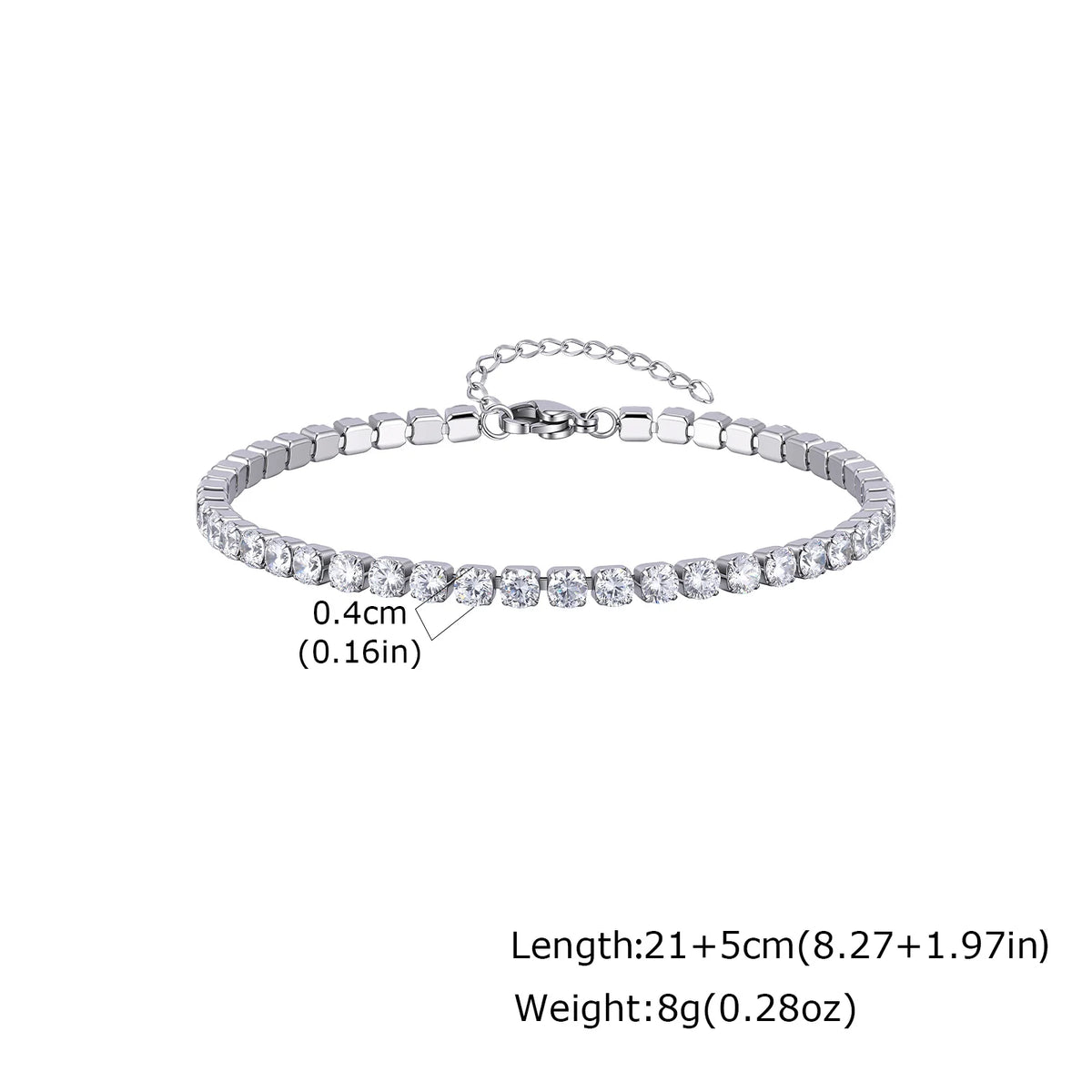 Gold Tennis Anklet