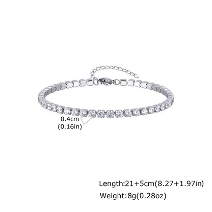 Gold Tennis Anklet