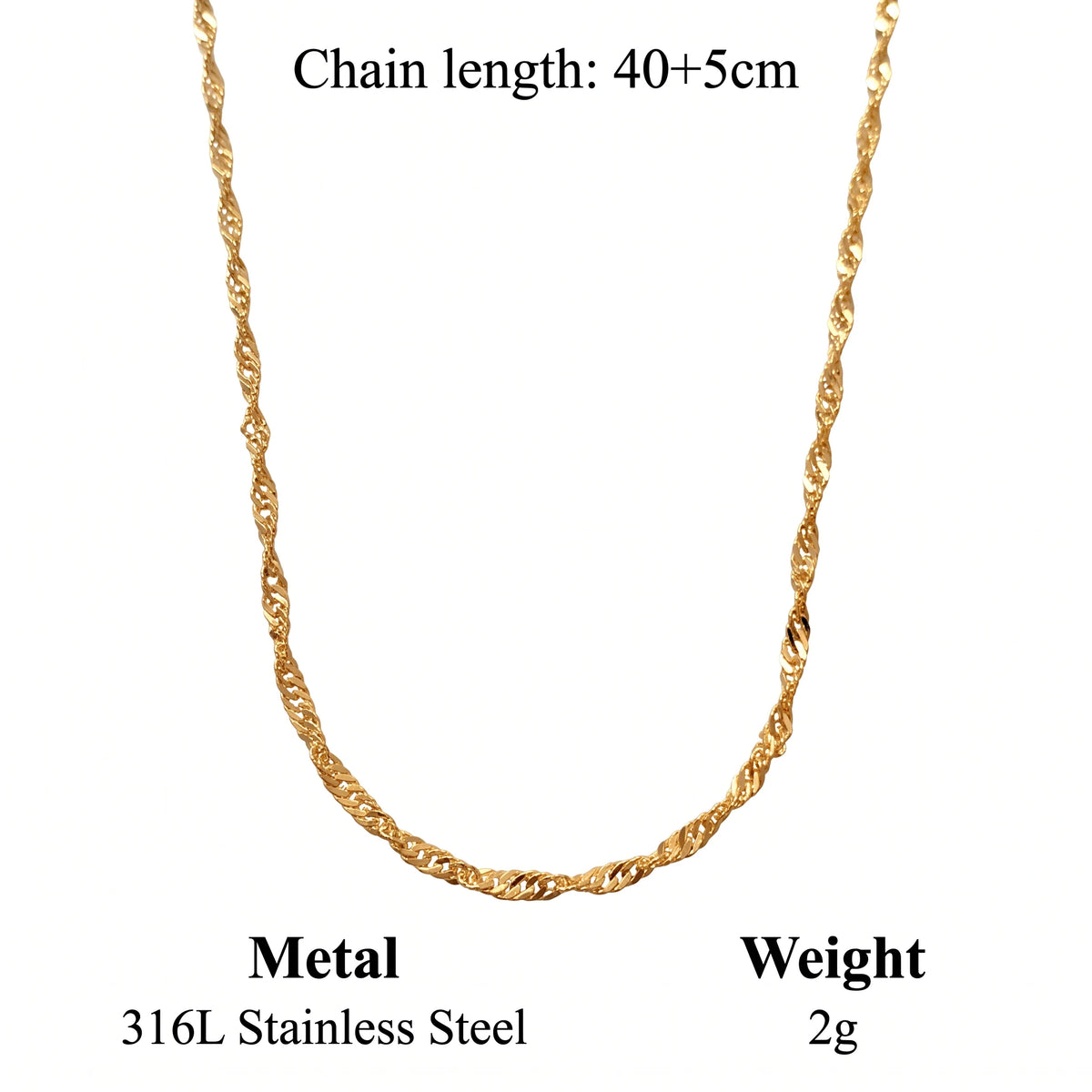 Dainty Gold CZ Necklace