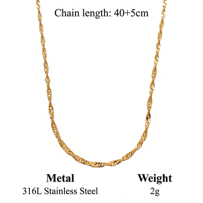 Dainty Gold CZ Necklace