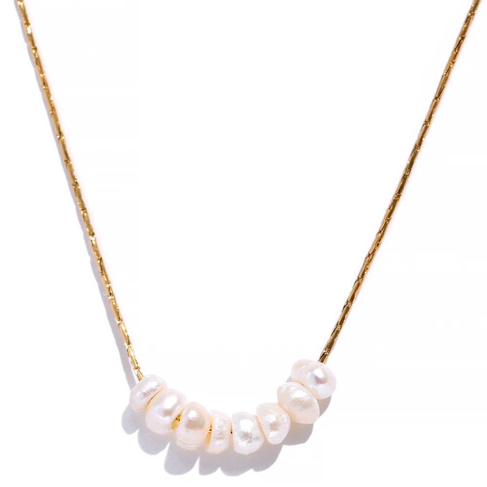 Natural Pearl Bead Necklace