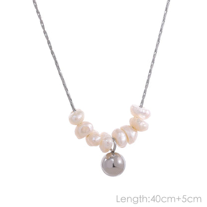 Natural Pearl Bead Necklace