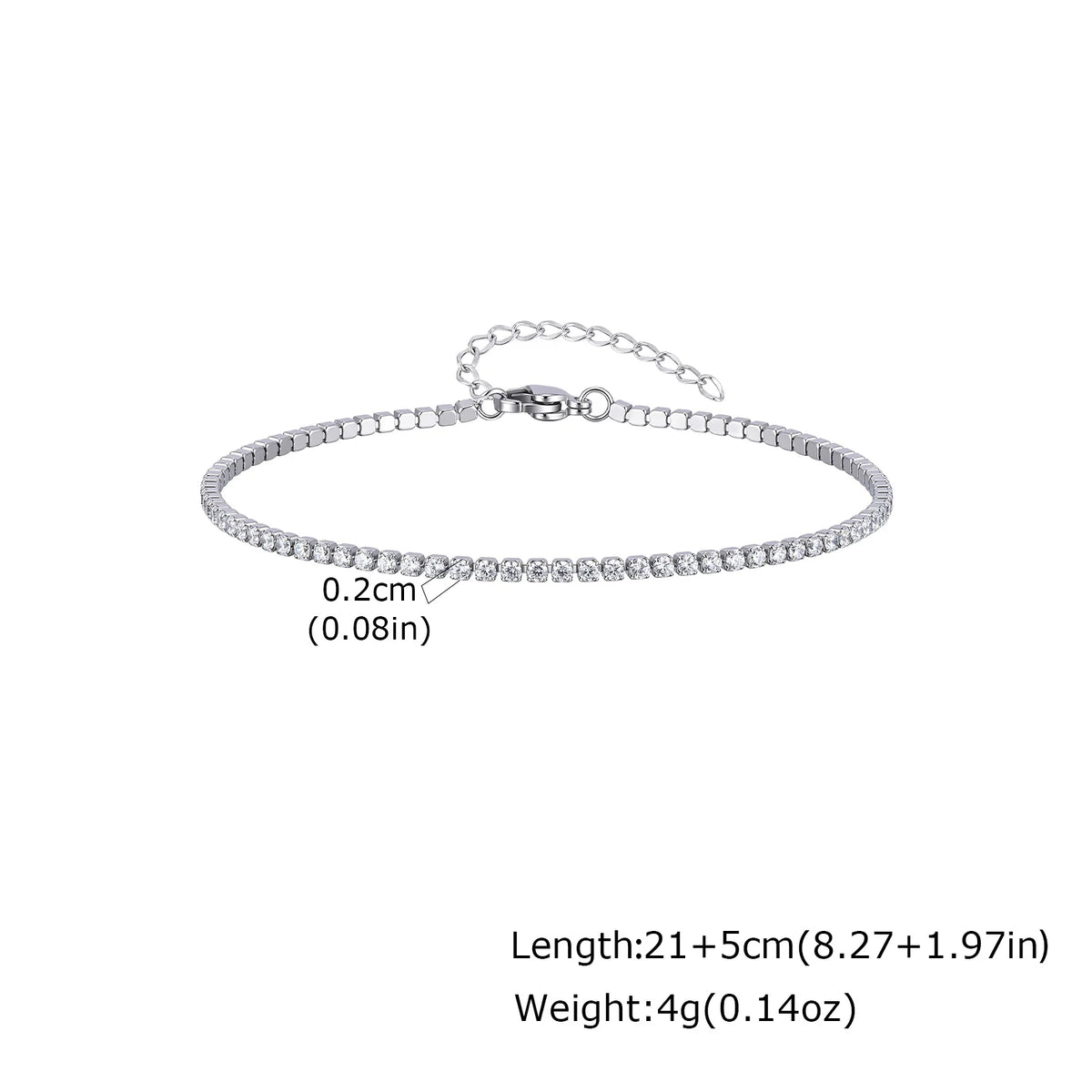 Gold Tennis Anklet