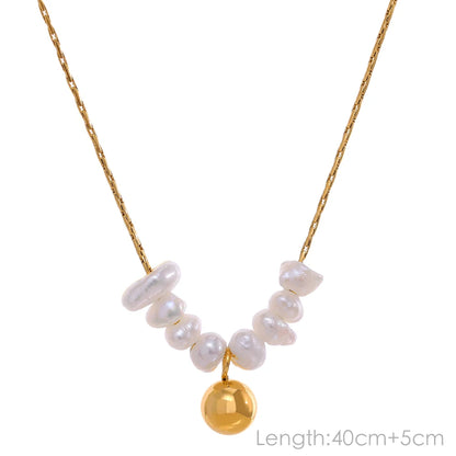 Natural Pearl Bead Necklace