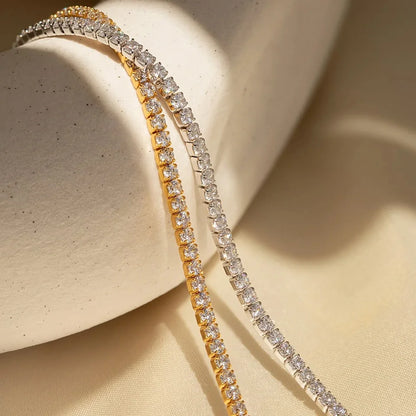 2mm Gold Tennis Bracelet